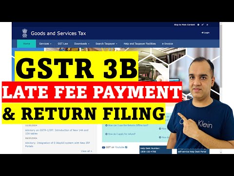 How To pay Late Fee for GSTR 3B ? Gst Nil Return Filing Late Fee