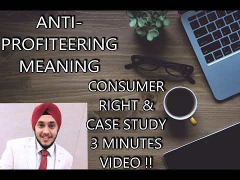 What is Anti-Profiteering under GST | Explained in easy language !!