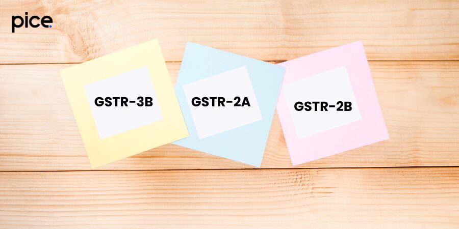 gstr-3b vs gstr-2a & gstr-2b comparison