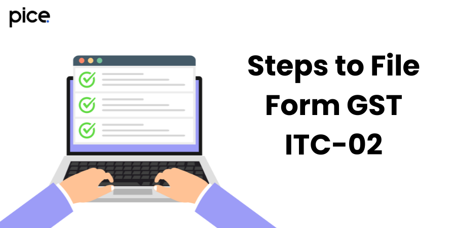 steps to file form gst itc-02